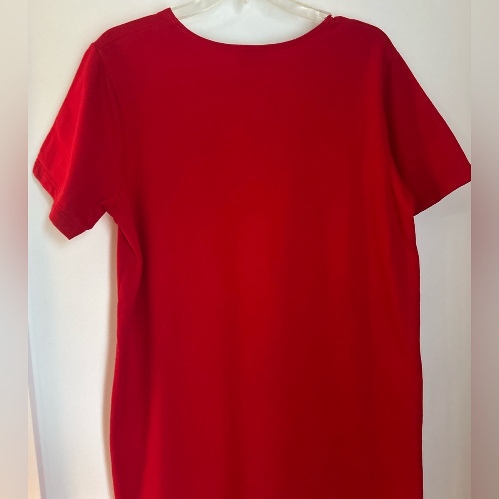 Red Patriotic Shift Dress - Women's - Picture 8 of 12